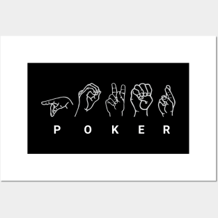 Deaf Poker Posters and Art